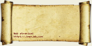 Andjelina Denić vizit kartica